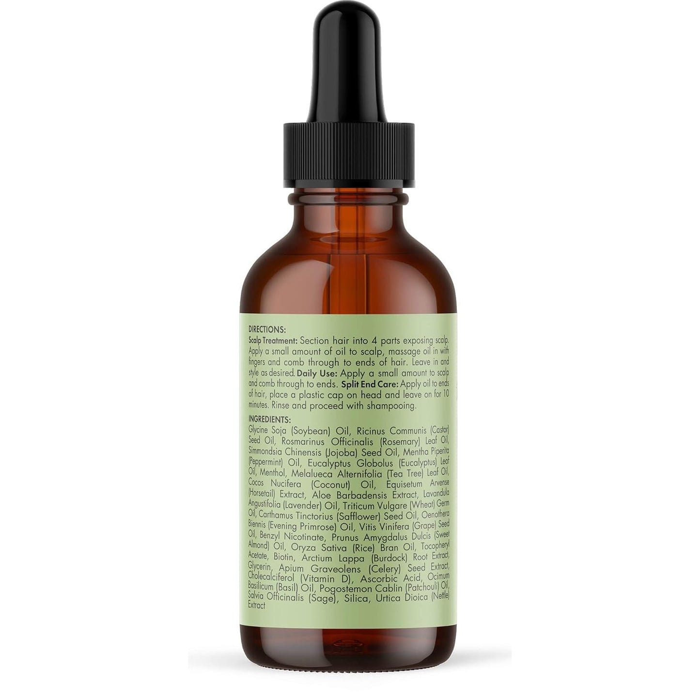 Rosemary Mint Hair Growth Essential Oil Scalp Treatment for Thinning Hair Strengthens & Nourishes Reduces Hair Fall
